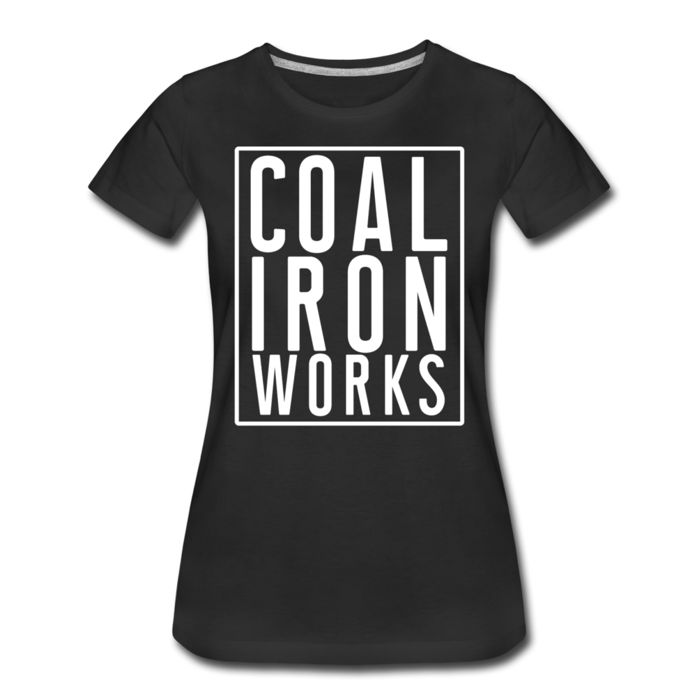 Women’s Premium CIW White Logo T-Shirt - black
