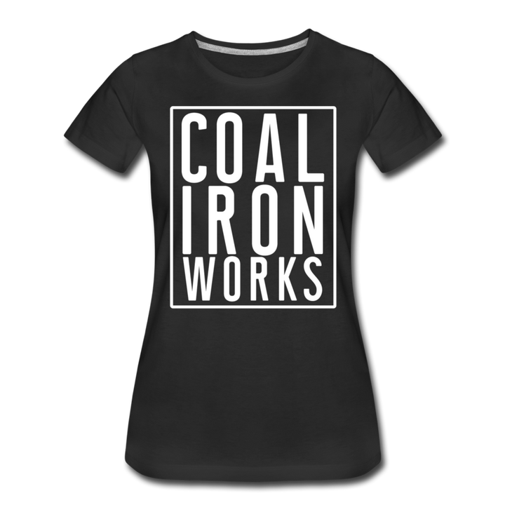 Women’s Premium CIW White Logo T-Shirt - black