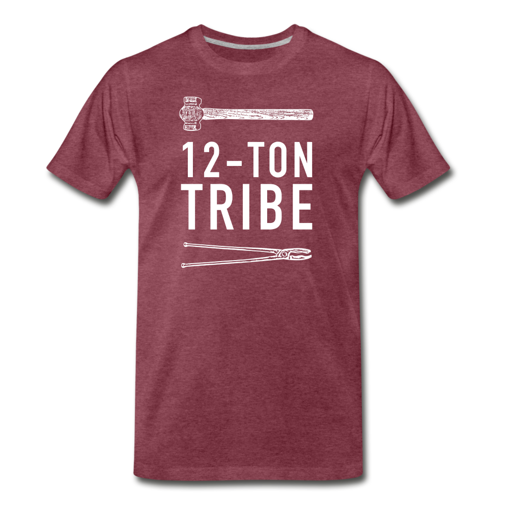 12-Ton Tribe T-Shirt - heather burgundy