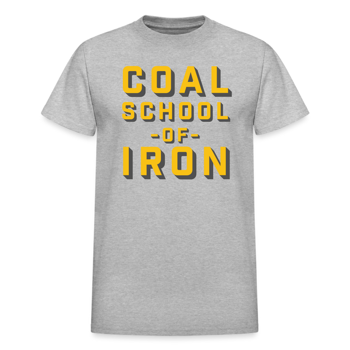 Coal School Heavyweight Tee - heather gray