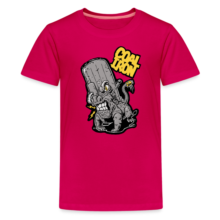 Kids' Premium MONSTER 16-Ton T-Shirt - dark pink