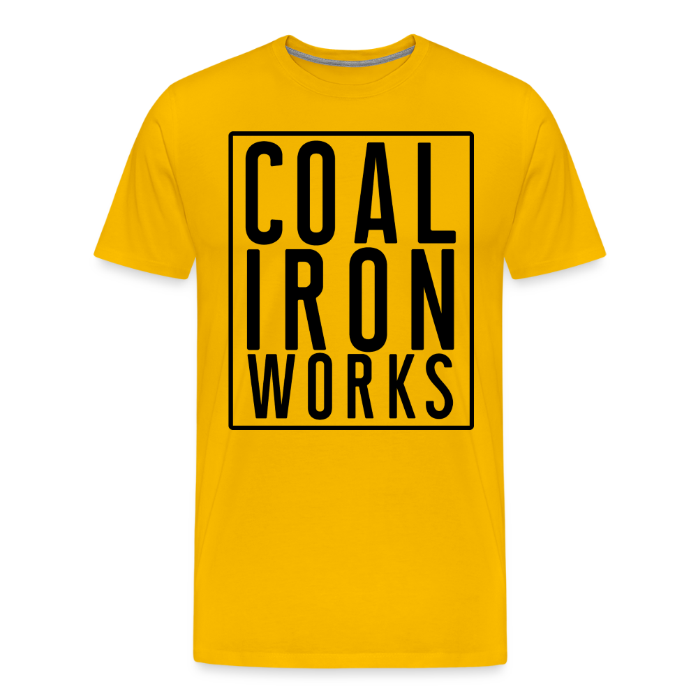 Men's Premium CIW Logo T-Shirt - sun yellow