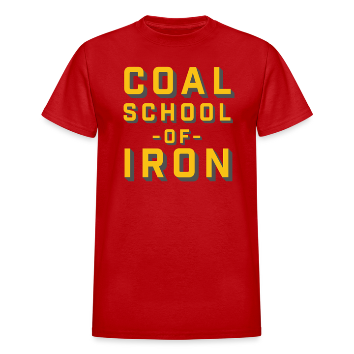 Coal School Heavyweight Tee - red