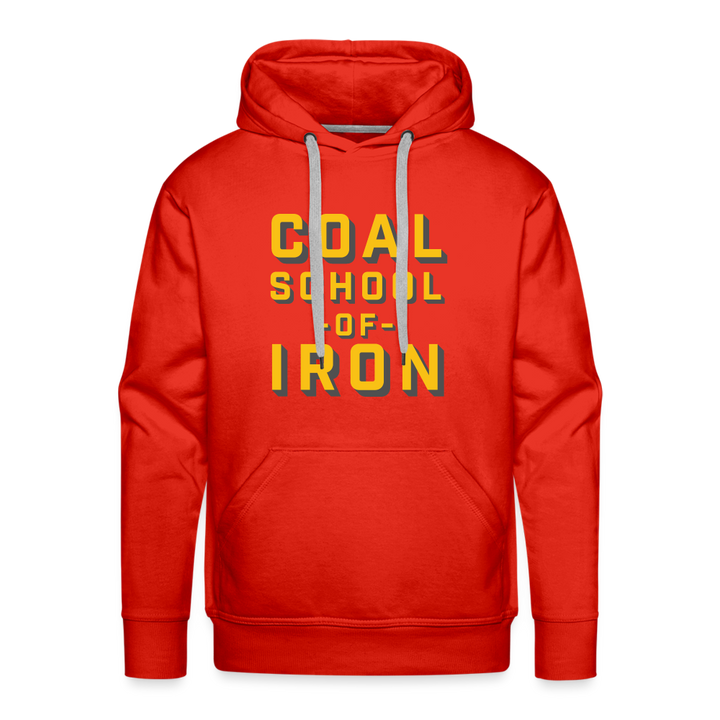 Coal School Premium Hoodie - red