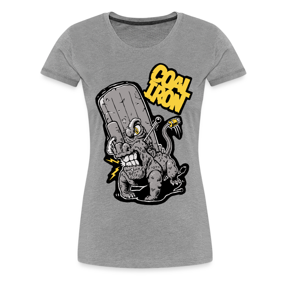 Women’s Premium MONSTER 16-TON T-Shirt - heather gray