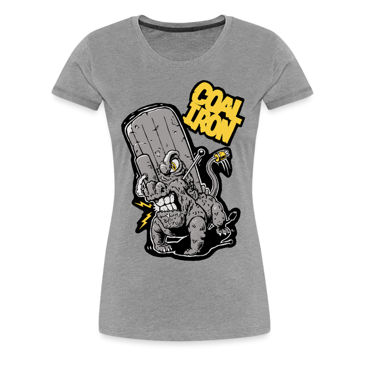 Women’s Premium MONSTER 16-TON T-Shirt - heather gray