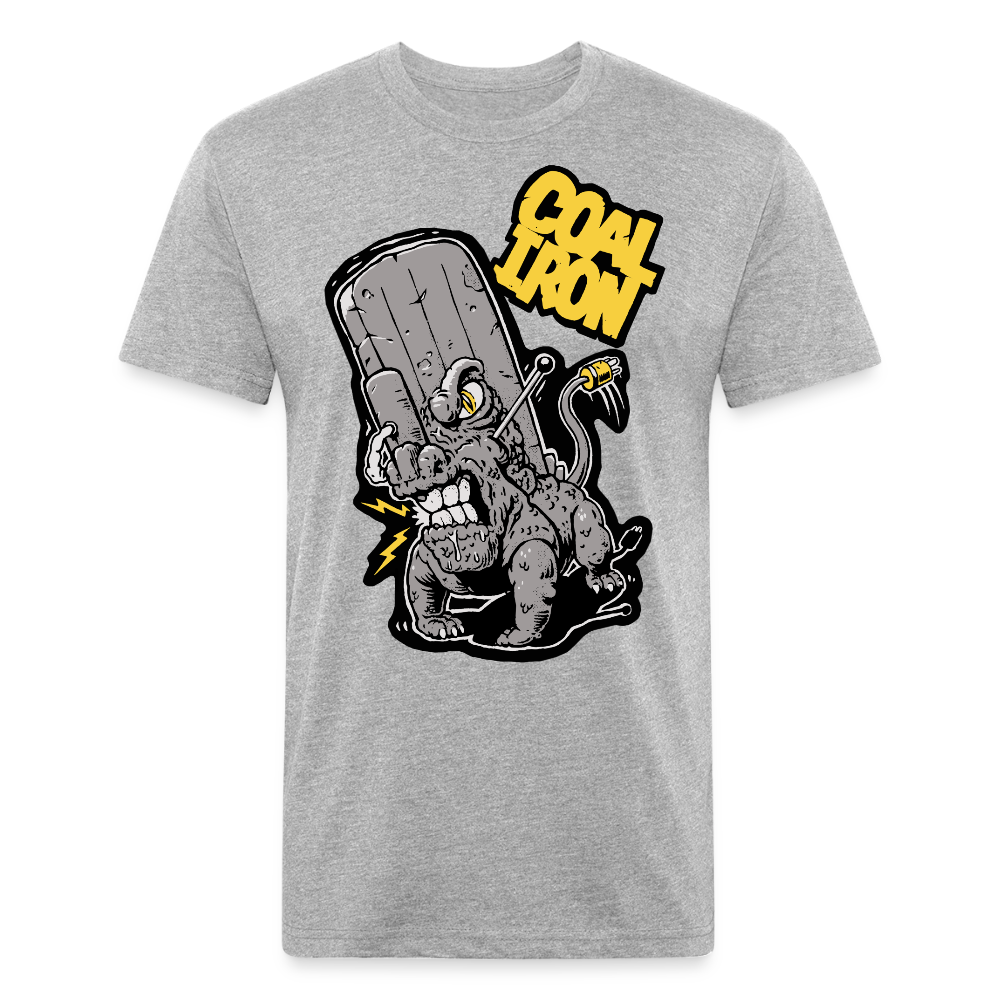 Men's Fitted Cotton/Poly MONSTER 16-Ton T-Shirt - heather gray