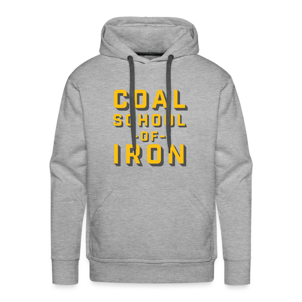 Coal School Premium Hoodie - heather grey