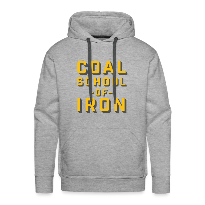 Coal School Premium Hoodie - heather grey