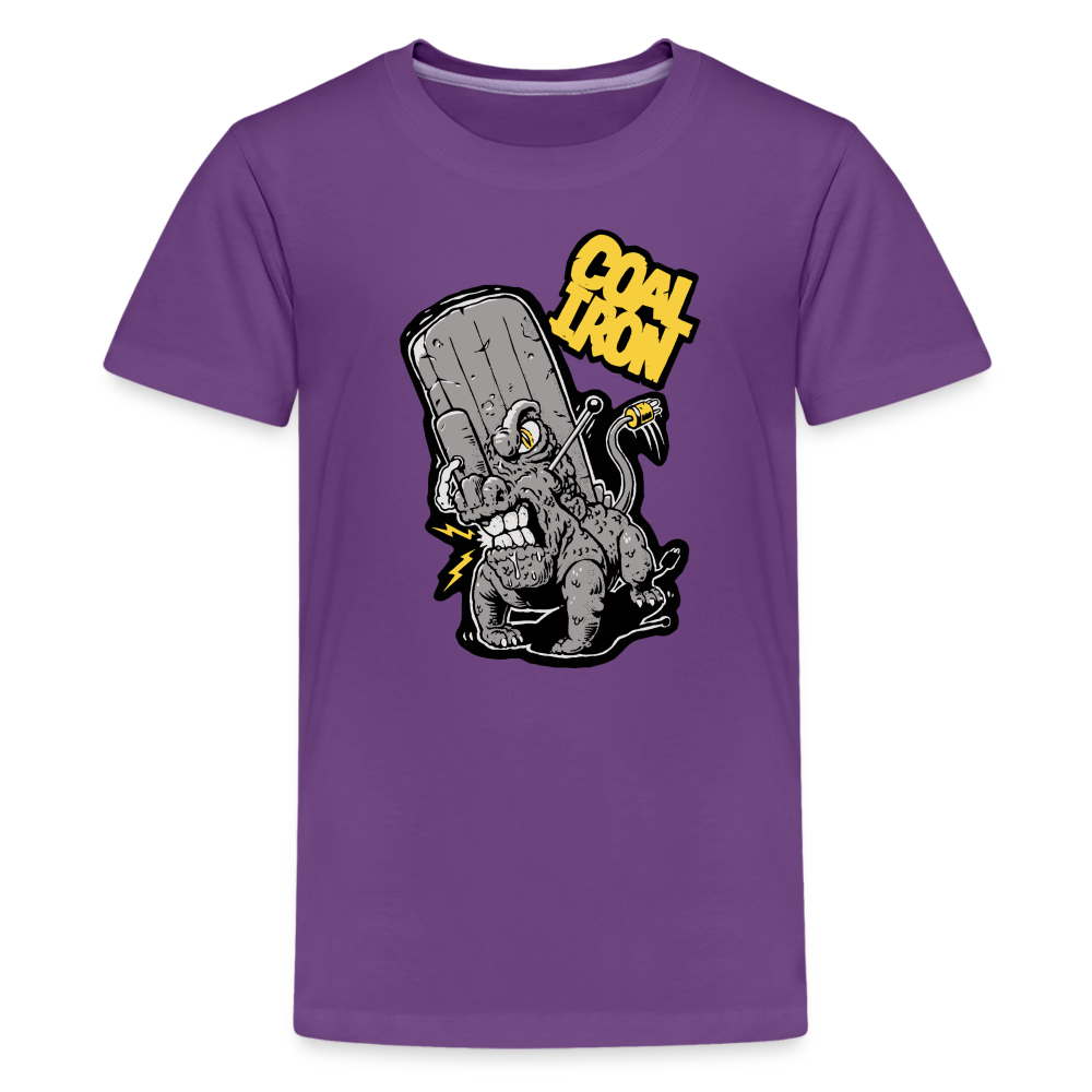 Kids' Premium MONSTER 16-Ton T-Shirt - purple