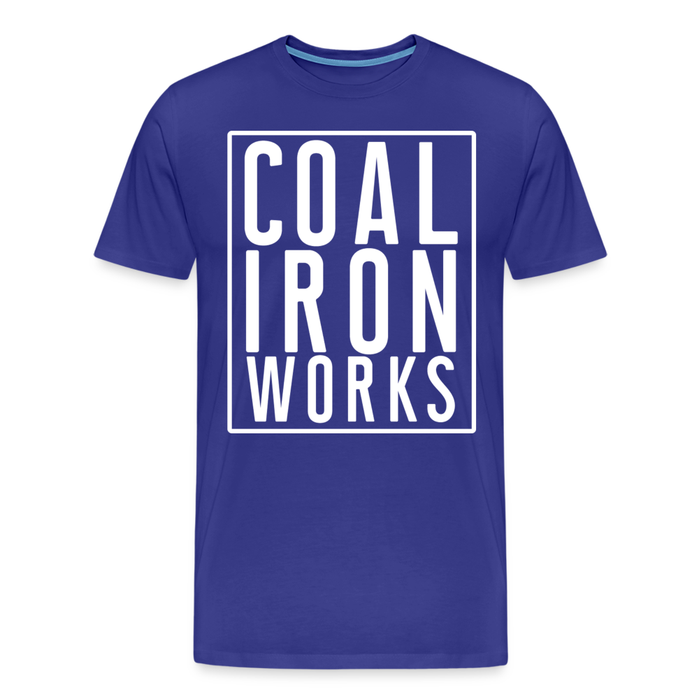 Men's Premium CIW White Logo T-Shirt - royal blue