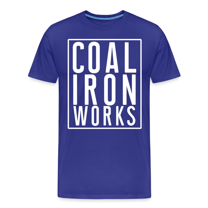 Men's Premium CIW White Logo T-Shirt - royal blue