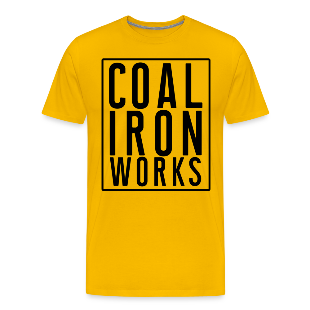 Men's Premium CIW Logo T-Shirt - sun yellow