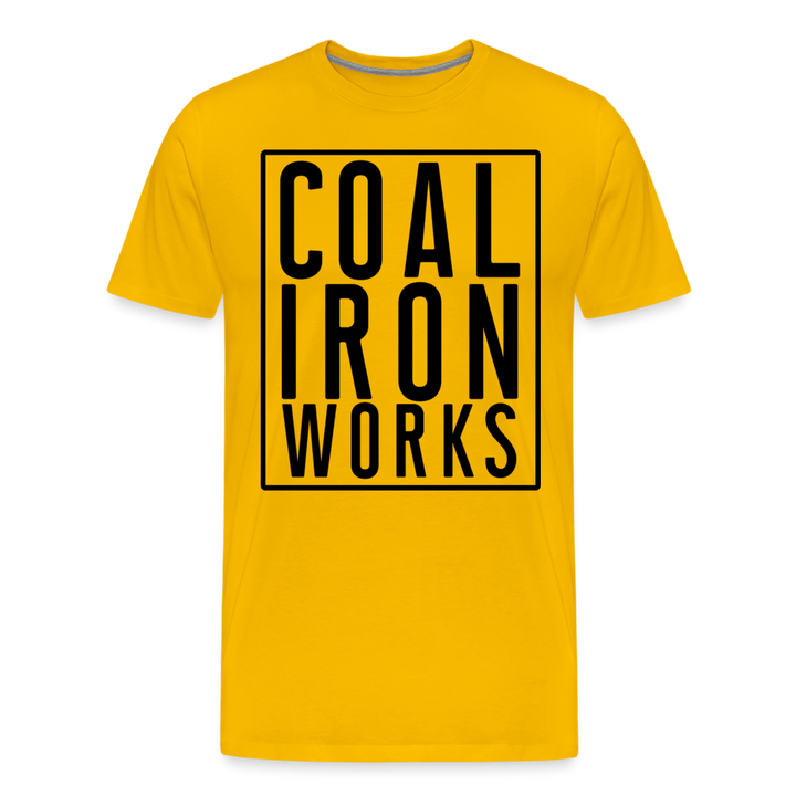 Men's Premium CIW Logo T-Shirt - sun yellow