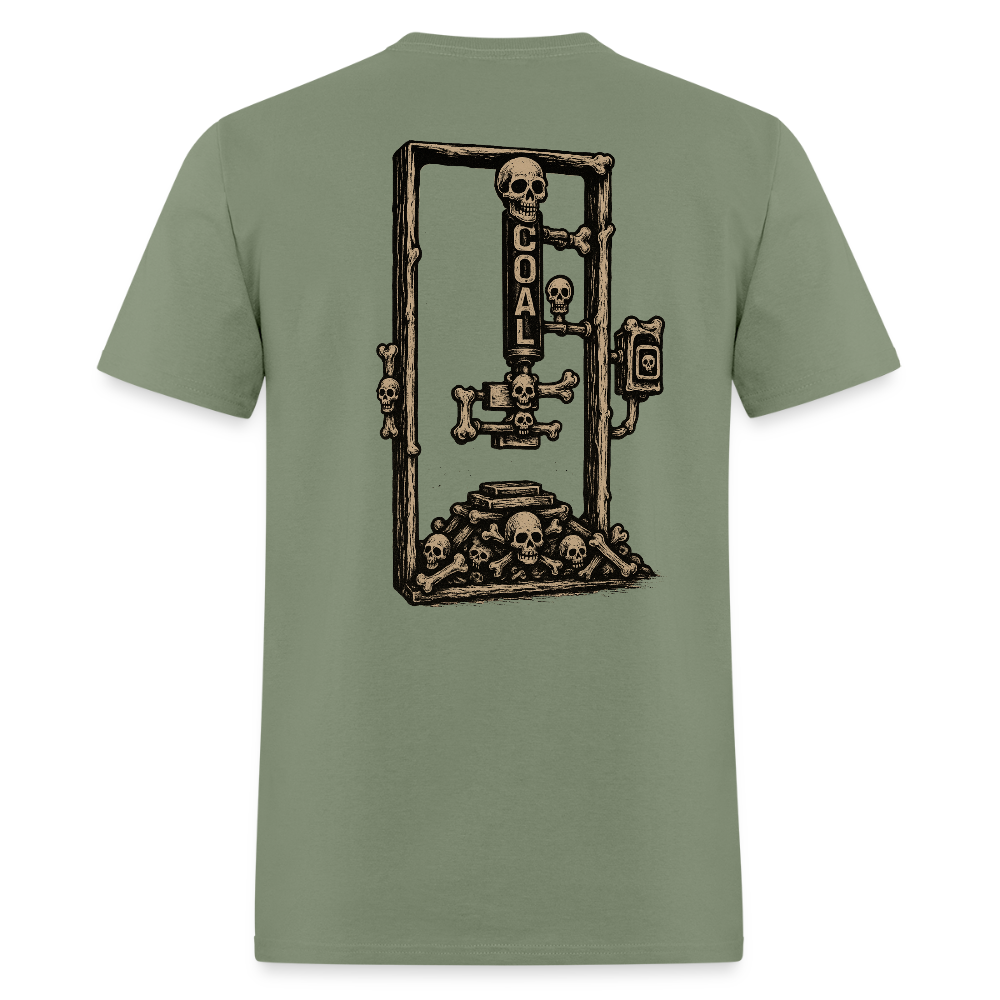 Good Bones H-Frame Tee - military green
