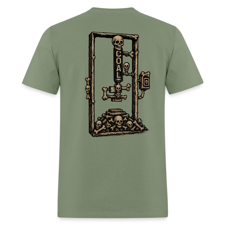 Good Bones H-Frame Tee - military green