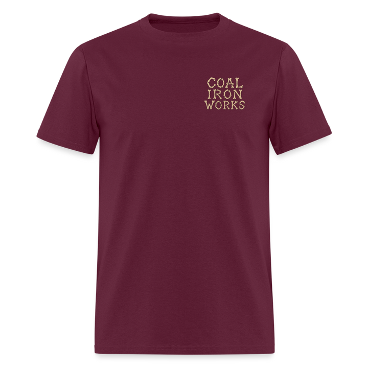 Good Bones C-Frame Tee - burgundy