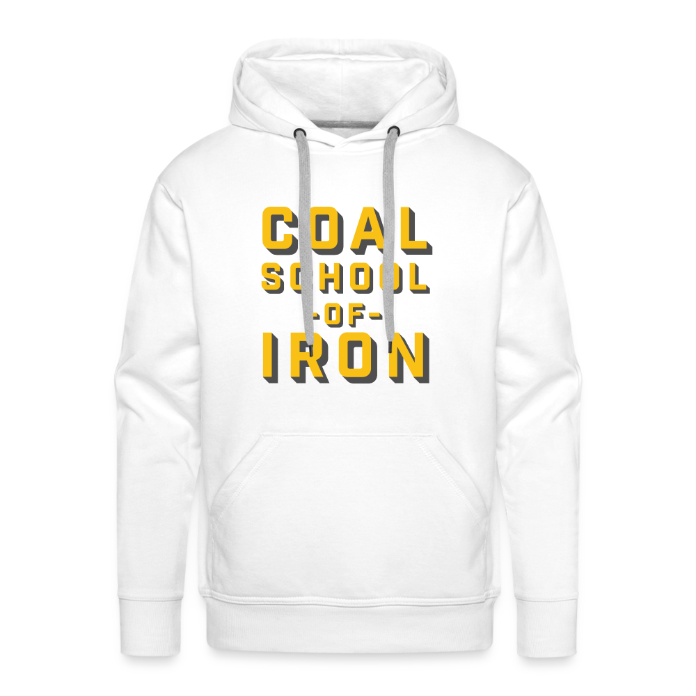 Coal School Premium Hoodie - white