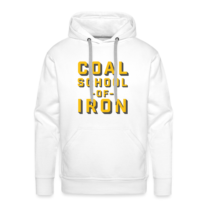 Coal School Premium Hoodie - white