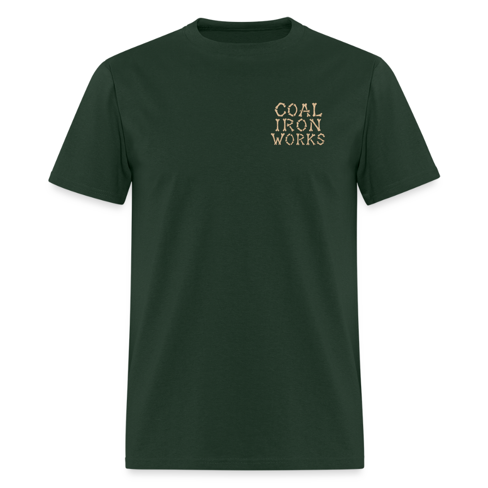 Good Bones C-Frame Tee - forest green