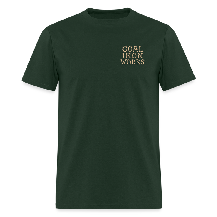 Good Bones C-Frame Tee - forest green