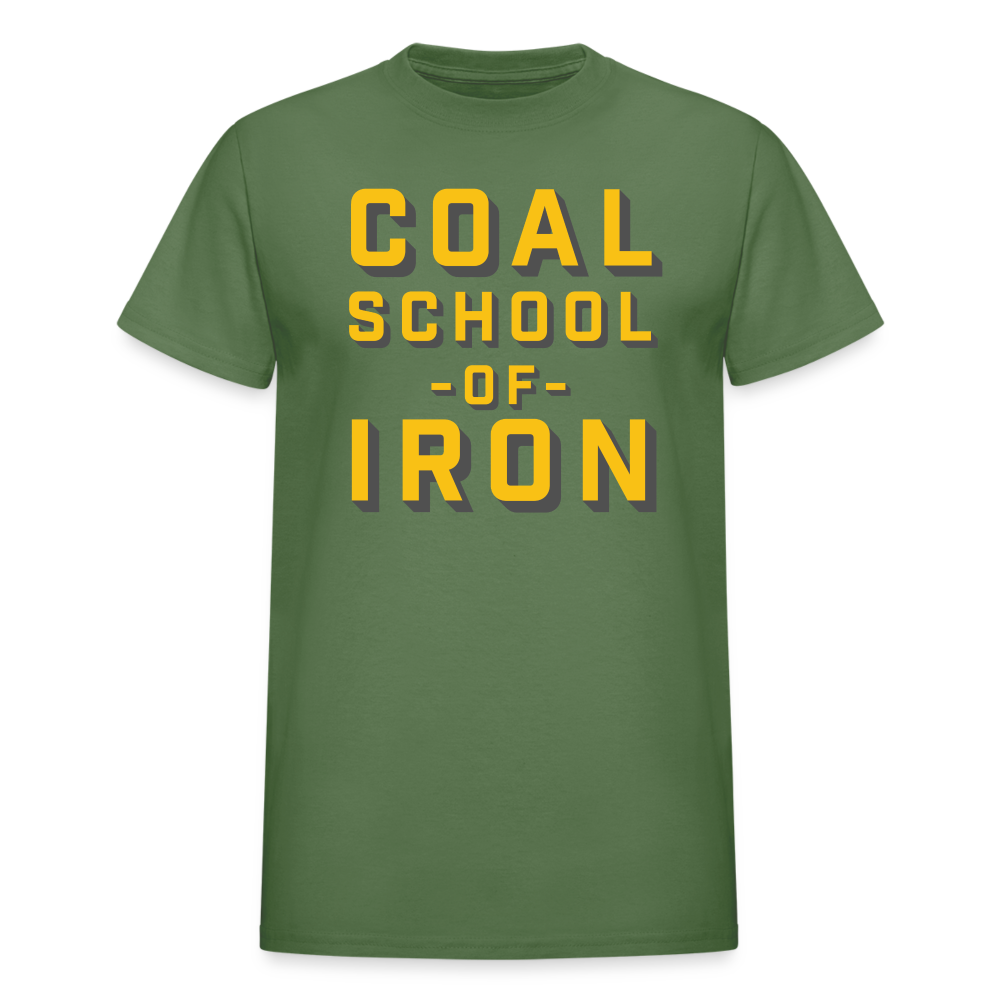 Coal School Heavyweight Tee - military green