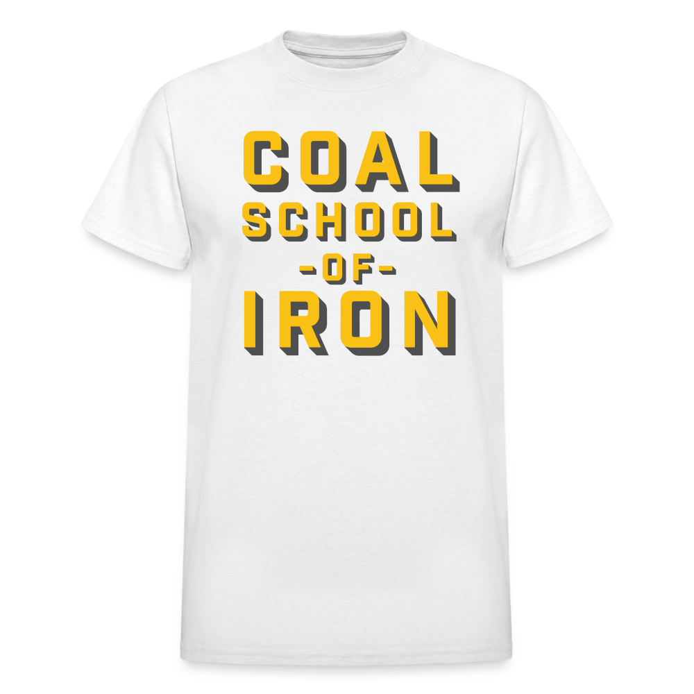 Coal School Heavyweight Tee - white