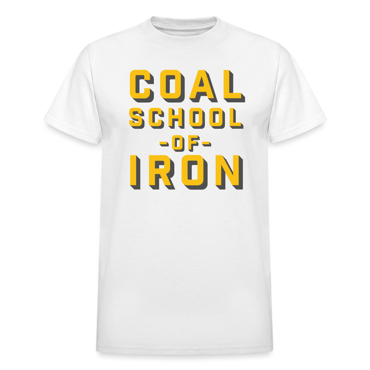 Coal School Heavyweight Tee - white