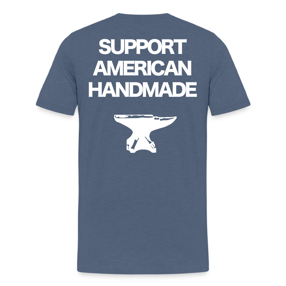 American Made Premium T-Shirt - heather blue