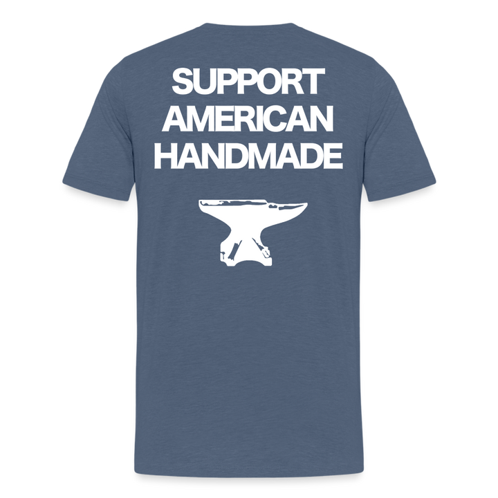 American Made Premium T-Shirt - heather blue