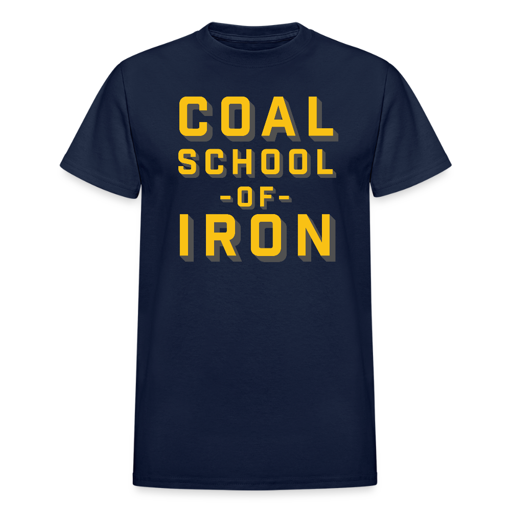 Coal School Heavyweight Tee - navy