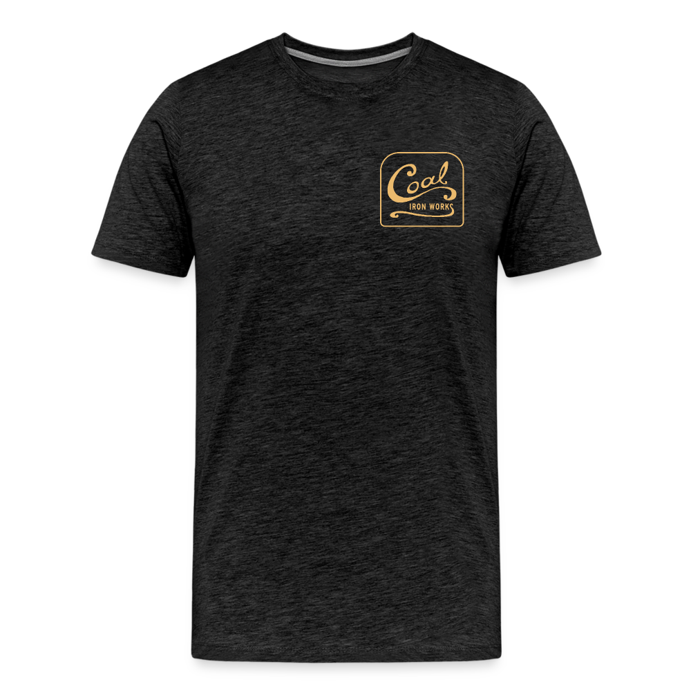 Coal Iron Vintage Gold - charcoal grey