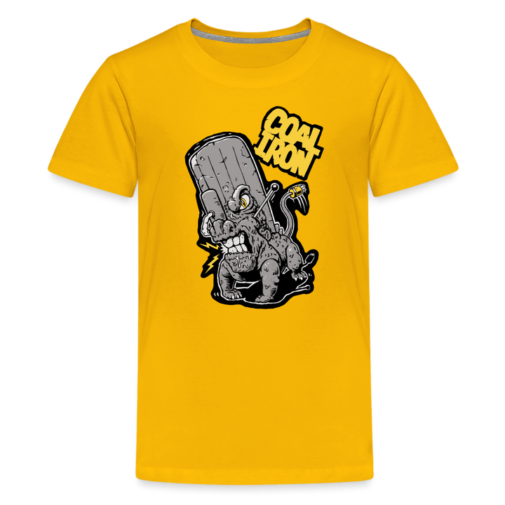 Kids' Premium MONSTER 16-Ton T-Shirt - sun yellow