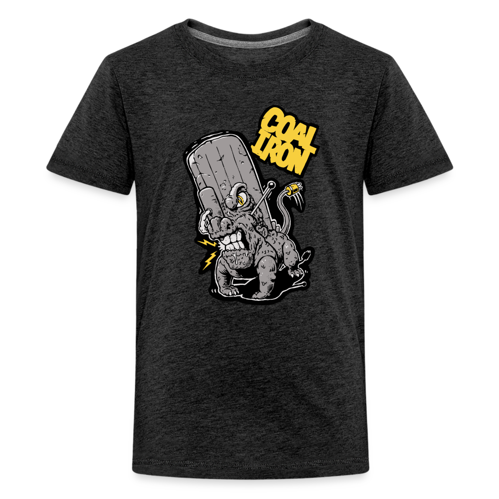 Kids' Premium MONSTER 16-Ton T-Shirt - charcoal grey