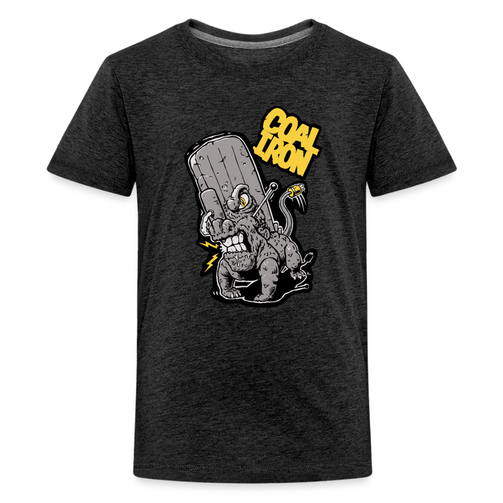 Kids' Premium MONSTER 16-Ton T-Shirt - charcoal grey