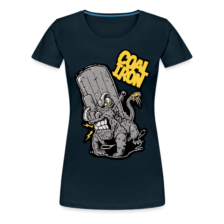 Women’s Premium MONSTER 16-TON T-Shirt - deep navy