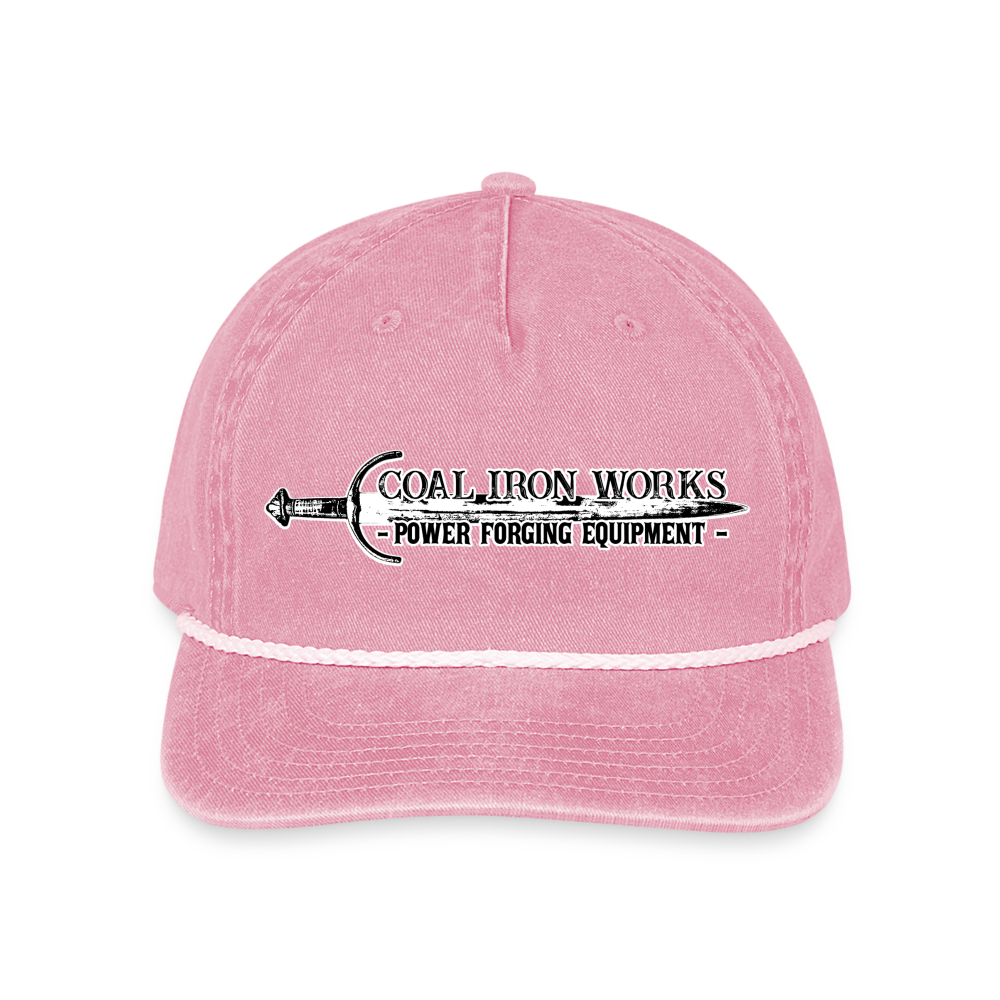 Coal Sword Rope Hat - washed pink