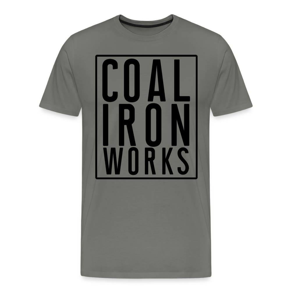 Men's Premium CIW Logo T-Shirt - asphalt gray
