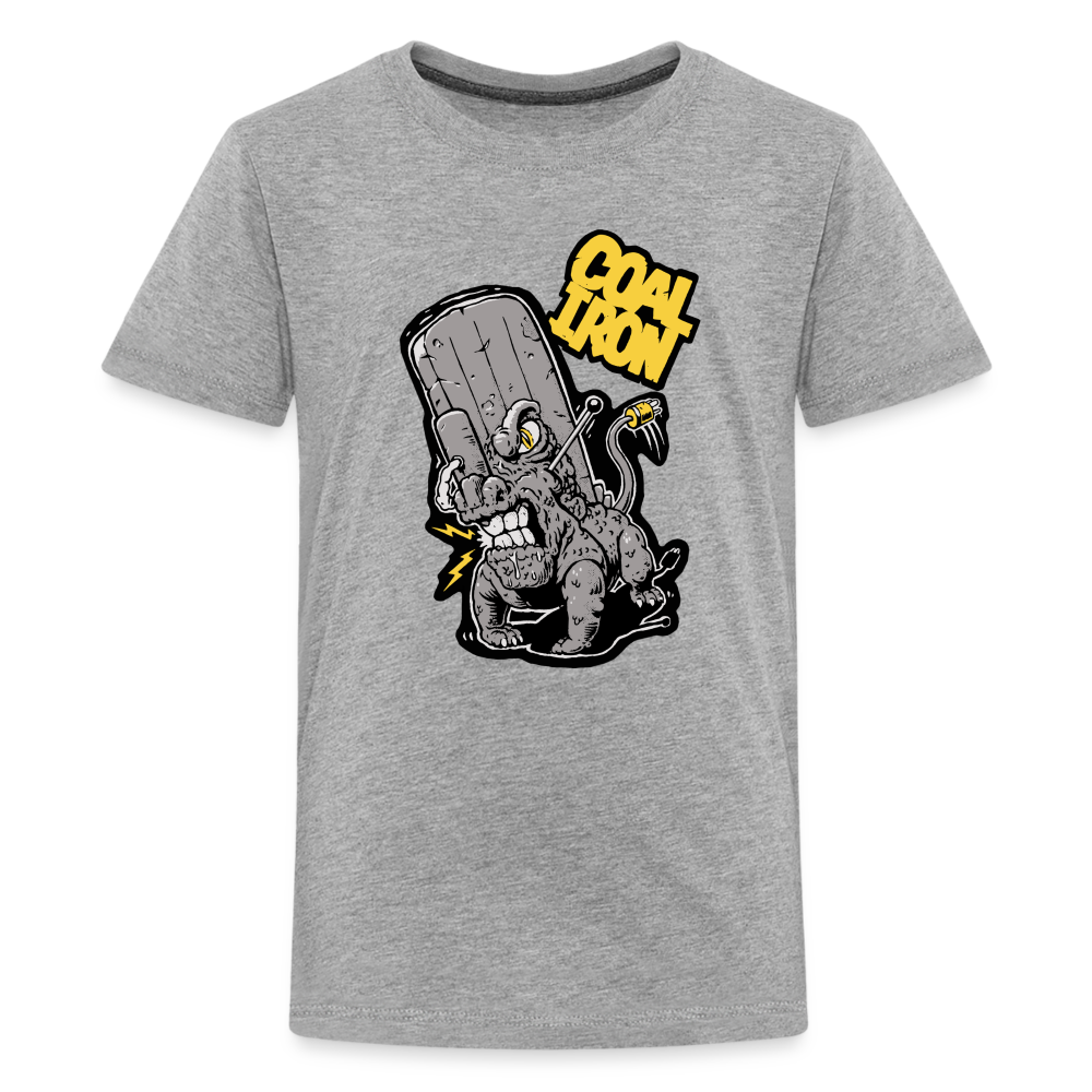 Kids' Premium MONSTER 16-Ton T-Shirt - heather gray