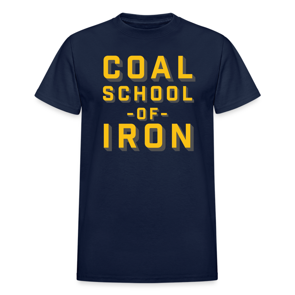 Coal School Heavyweight Tee - navy