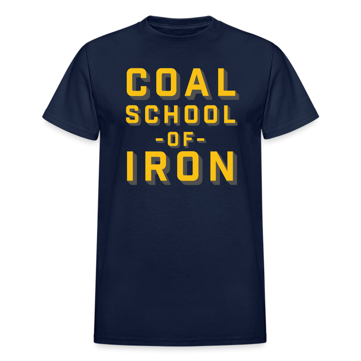 Coal School Heavyweight Tee - navy