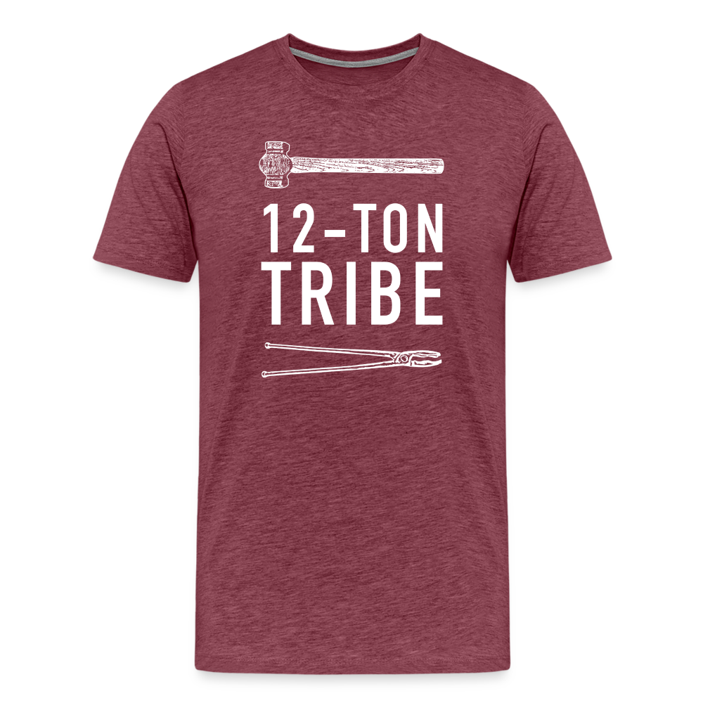 12-Ton Tribe T-Shirt - heather burgundy