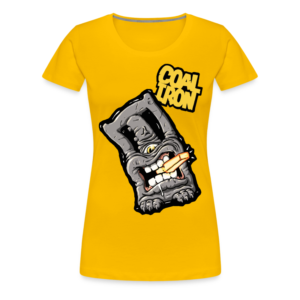 Women’s Premium MONSTER 12-Ton T-Shirt - sun yellow