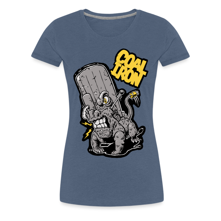 Women’s Premium MONSTER 16-TON T-Shirt - heather blue