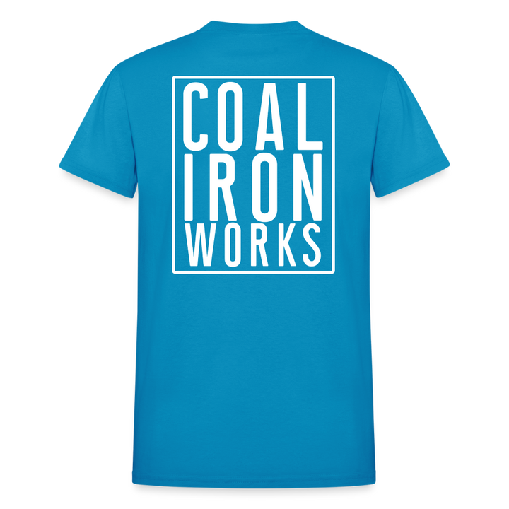 Support American Handmade Heavyweight Tee - turquoise