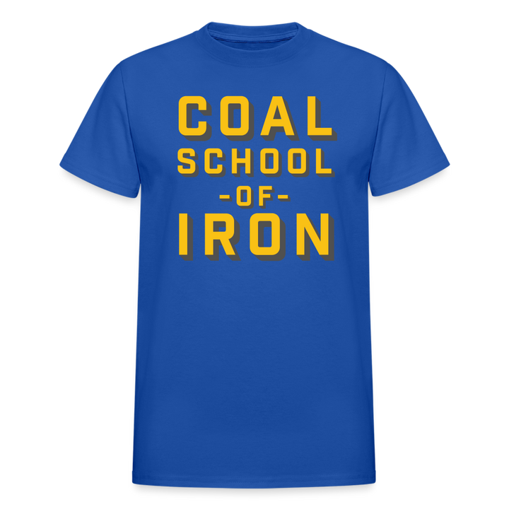 Coal School Heavyweight Tee - royal blue