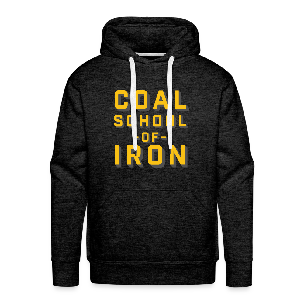 Coal School Premium Hoodie - charcoal grey