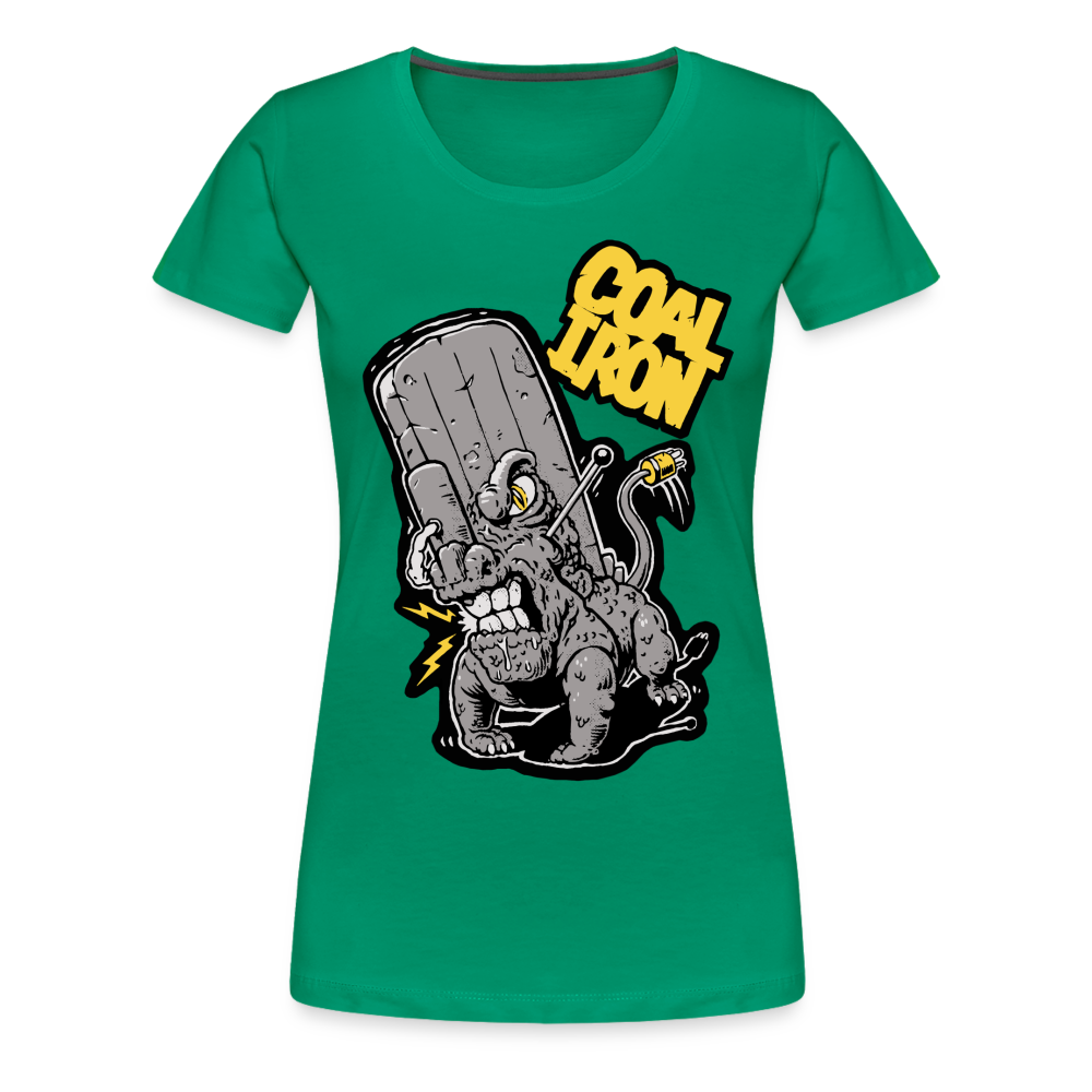 Women’s Premium MONSTER 16-TON T-Shirt - kelly green