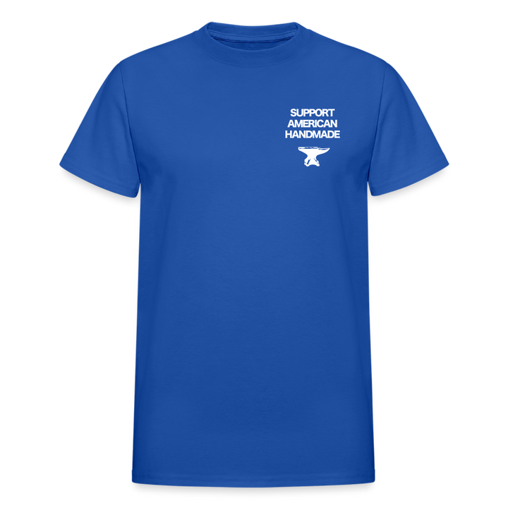 Support American Handmade Heavyweight Tee - royal blue