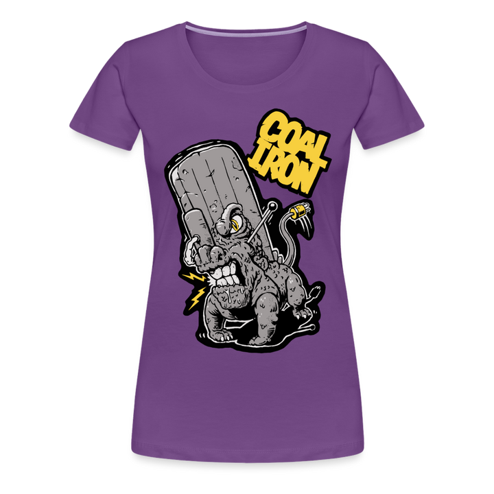 Women’s Premium MONSTER 16-TON T-Shirt - purple